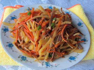 素炒土豆丝的做法步骤：12