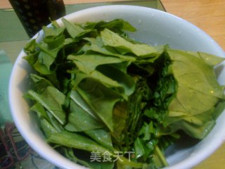 菠菜花生米【小家常】的做法步骤：1