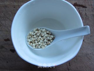 青菜肉脯粥的做法步骤：2