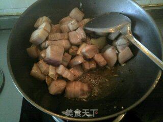红烧肉炖粉条的做法步骤：7