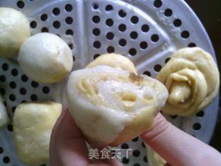那可人的颜色不见了——染色馒头的做法步骤：23