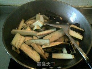 雪菜炒茄子的做法步骤：4