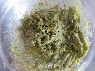 无油抹茶芝麻排包的做法步骤：1