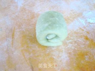 无油抹茶芝麻排包的做法步骤：6