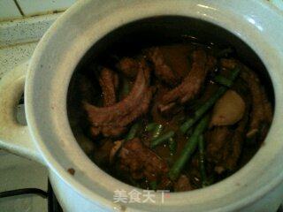 豆角沙茶酱排骨的做法步骤：9