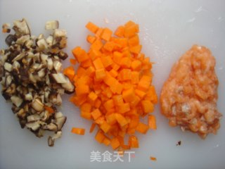 三文鱼鸡蛋炒饭的做法步骤：2