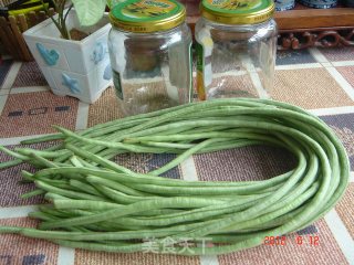 肉末酸豆角的做法步骤：1