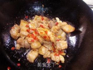 花菜烧五花肉的做法步骤：6