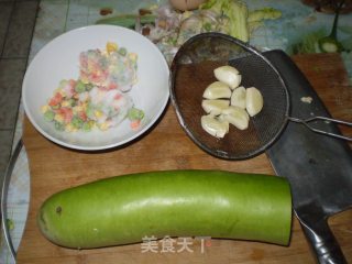 杂菜炒夜开花的做法步骤：1