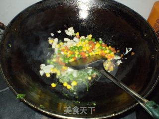杂菜炒夜开花的做法步骤：4