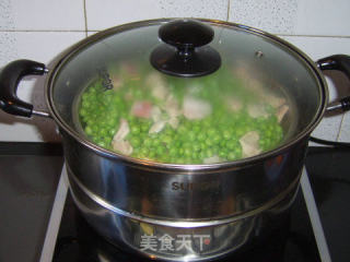 豌豆咸肉糯米饭的做法步骤：13