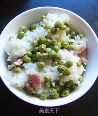 豌豆咸肉糯米饭的做法步骤：16