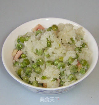 豌豆咸肉糯米饭的做法步骤：18