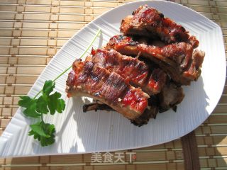 家庭版——美式BBQ烧烤猪排的做法步骤：13