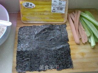 紫菜包饭（寿司）的做法步骤：2