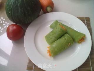 时蔬青菜卷饼的做法步骤：11