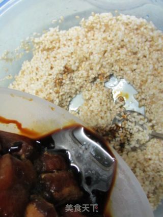 嘉兴鲜肉粽（非常详细的过程图）的做法步骤：12