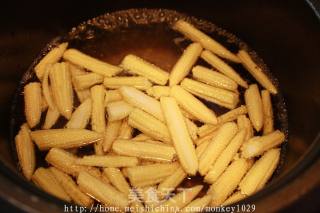 玉米笋炒肉片的做法步骤：5