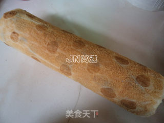 波点菠萝蛋糕卷的做法步骤：22