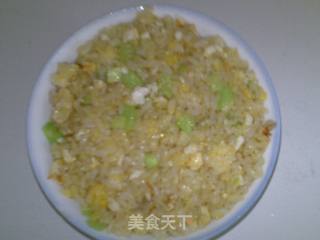 翡翠黄金炒饭的做法步骤：8