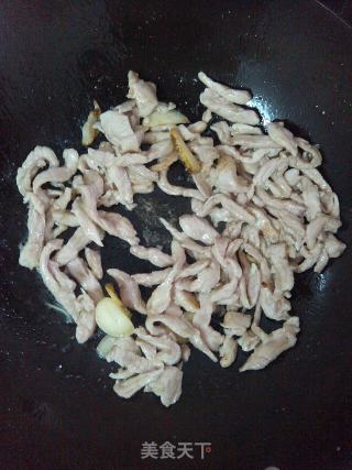 青椒肉丝的做法步骤：3