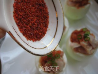 超营养早餐—韩式金枪鱼镶蛋盅的做法步骤：6