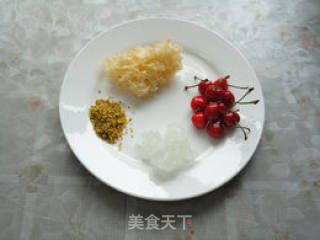 银耳樱桃汤的做法步骤：1