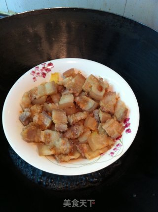 豆酱五花肉的做法步骤：3