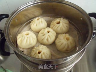 私房奶香肉包的做法步骤：16