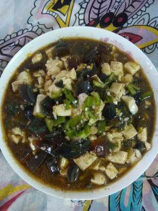 皮蛋拌豆腐的做法步骤：6