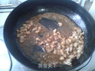肉丁拌茄子的做法步骤：3