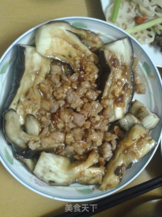 肉丁拌茄子的做法步骤：4