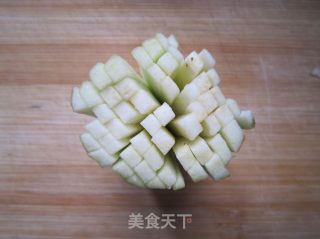 菊花茄子的做法步骤：4