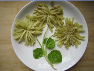 菊花茄子的做法步骤：9