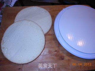 父亲节----香芋水果蛋糕的做法步骤：1