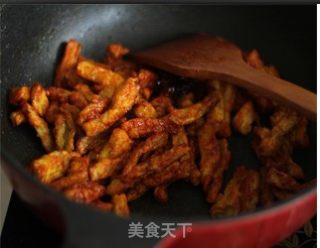 比肉还好吃的素菜——韩酱酥茄条的做法步骤：8