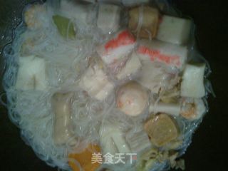 简单宵夜——鱼丸粉丝汤的做法步骤：6