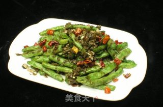 干煸四季豆的做法步骤：9