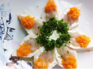 百花镶豆腐的做法步骤：9