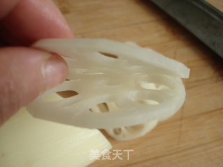 香脆藕夹的做法步骤：1