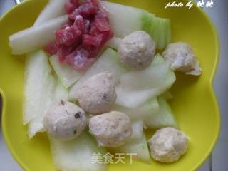 鲜甜冬瓜汤的做法步骤：1