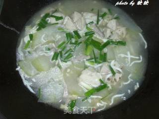鲜甜冬瓜汤的做法步骤：9