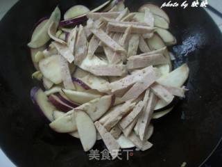 肉饼红烧紫茄的做法步骤：5