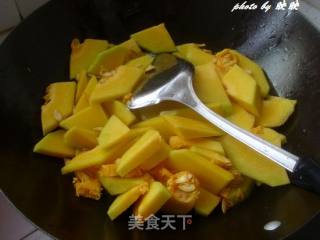肉片烧南瓜的做法步骤：4