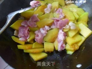 肉片烧南瓜的做法步骤：5