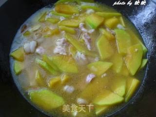 肉片烧南瓜的做法步骤：6