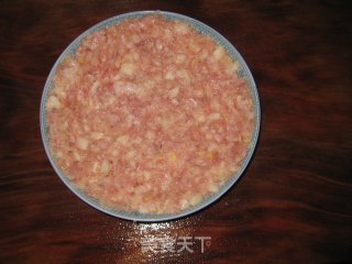 马蹄蒸肉饼的做法步骤：4