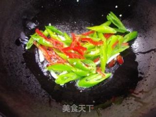 杭椒牛肉丝的做法步骤：5