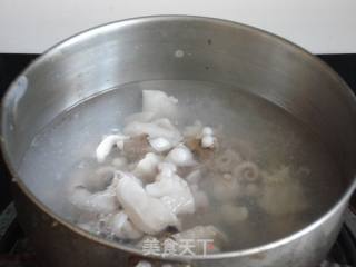 黄瓜豆干炒八带的做法步骤：3