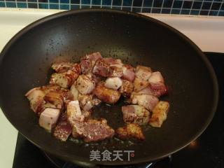 五花肉烧八带的做法步骤：6